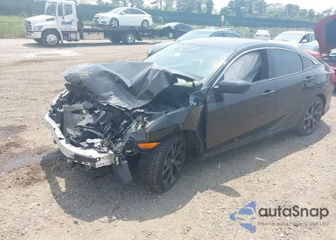 2019 Honda Civic Sport from USA, damaged, VIN 2HGFC2F80KH506342
